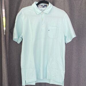 Green Polo Shirt Classic Design Short Sleeves